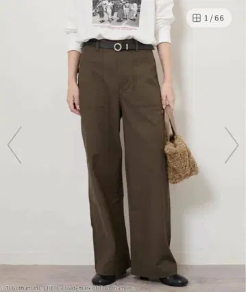 와이드 베이커 팬츠