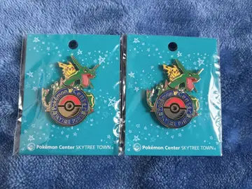 포켓몬 센터 스카이트리 타운 핀 배지 로고 핀즈 레쿠자 2개