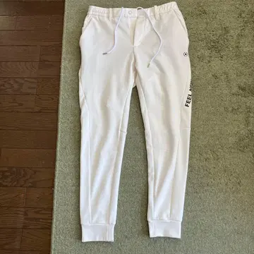 PING 화이트 조거 팬츠