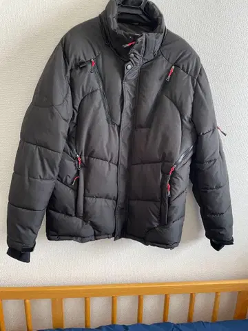 블랙 다운 자켓