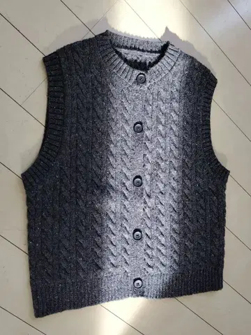 미사용 무인양품 니트 베스트