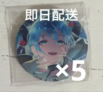 프로젝트 세카이 글리터 캔뱃지 하츠네 미쿠 46C