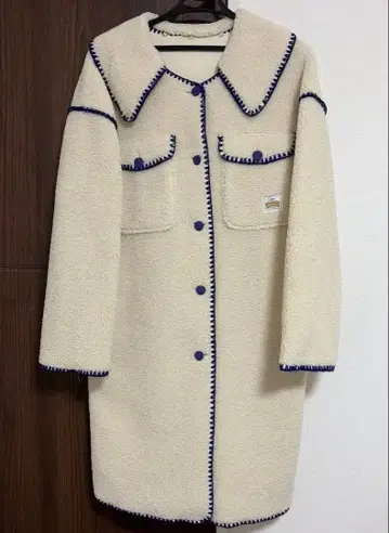 보아 하마구리 스티치 카라 부착 자켓