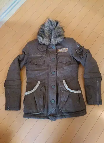 Rosso StyleLab 브라운 퍼 라이더 자켓