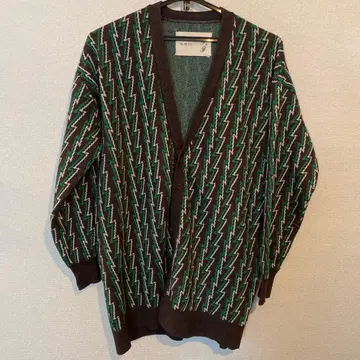 FIL DE FER 번개 무늬 가디건