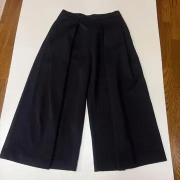 비팅 하트 네이비 컬러 와이드 팬츠