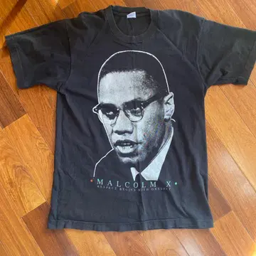 말콤X 티셔츠 L 사이즈 프룻 오브 더 룸