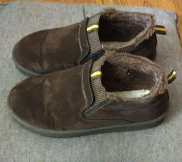 여성용 슬립온 신발 겨울용