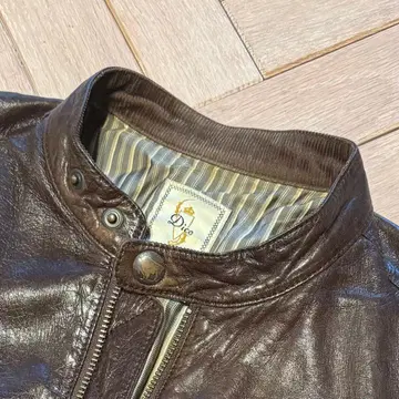 Dico 램 가죽 싱글 라이더 자켓