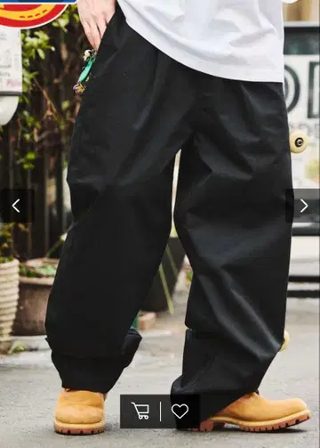 Dickies x FREAK'S / 와이드 실루엣 배럴 레그 워크 팬츠