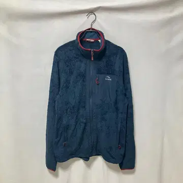 L.L.Bean 플리스 자켓 풀 집업 하이 파일 샤기 네이비