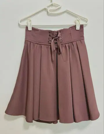 INGNI 미니 스커트 모카 핑크