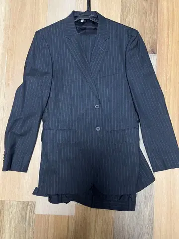 Paul Smith 비즈니스 정장 다크 그레이 스트라이프