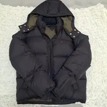 타미힐피거 TommyHilfiger 블랙 다운 자켓 S 블랙 남성용