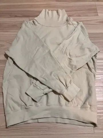 쿠메 섬유 터틀넥 트레이닝복 긴팔 스톤 L 사이즈 일본제