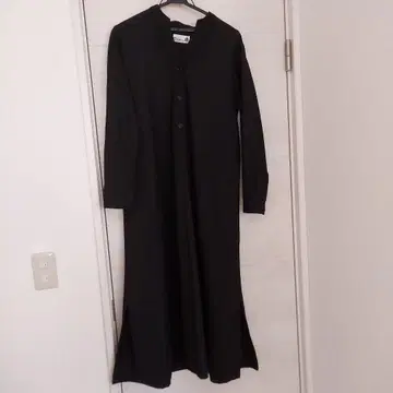 Beaudorin 블랙 롱 셔츠 원피스 size 1
