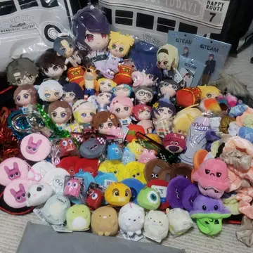 애니메이션 캐릭터 인형 마스코트 세트