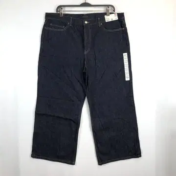 택 포함 유니클로 로우라이즈 배기진 34 사이즈 여성용