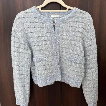 FRAY I.D 라이트 블루 가디건 긴팔