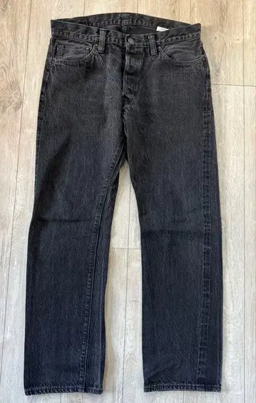 SUGAR CANE 470 블랙 데님 W33 L34 셀비지