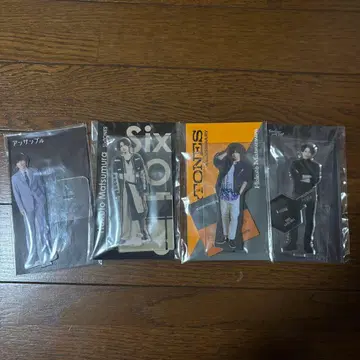 SixTONES 마츠무라 호쿠토 아크릴 스탠드 4개 세트