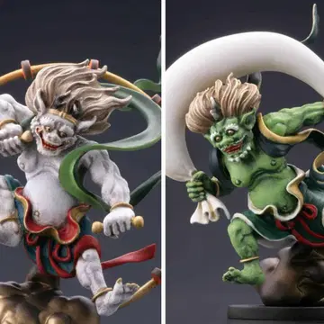 [ 미사용 새상품 ] 일본의 지보 입체 도록 불상 풍신 뇌신 풀 채색