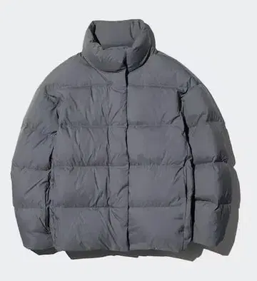 [ 유니클로 ] 파우더 소프트 다운 자켓 GRAY