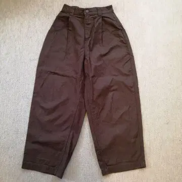 Cafelly 브라운 와이드 팬츠