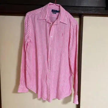 린넨 스트라이프 셔츠