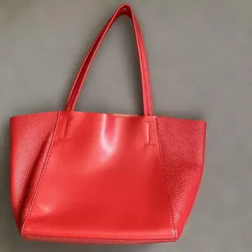 가죽 핸드백 빨간색