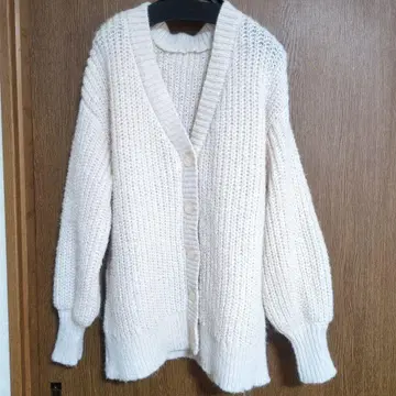 INGNI 새상품 아이보리 니트 가디건 긴팔