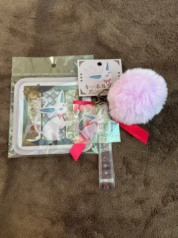 에브이 코스터 키링 키체인 이브이 컬렉션 폼폼