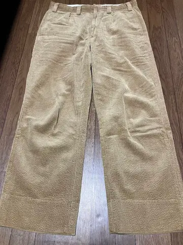 블루블루 코듀로이 베이지 와이드 팬츠