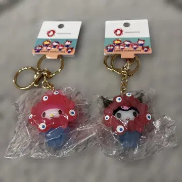 미야쿠미야쿠 산리오 마이멜로디 쿠로미 클리어 컬러 키링 세트