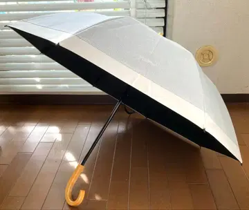 선배리어 양산 그레이 콤비moku 2단 접이식 화이트 차광