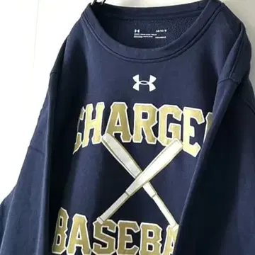 언더아머 베이스볼 맨투맨 L 네이비 네이비 컬러 구제 의류