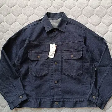 [ 미사용품 ] UNIQLO 유니클로 데님 자켓 세컨드 2nd L