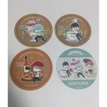 캡콤 카페 은혼 코스터 4장 세트