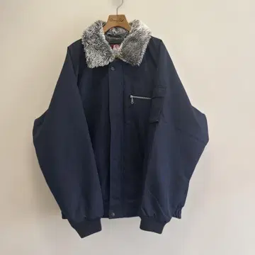 컨디션 최상 방한 사무라이 도카잔 블루종 5L 네이비