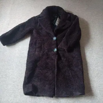 다크 브라운 롱 코트 플리스 느낌