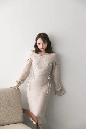 andmary/앤드마리/니트 원피스