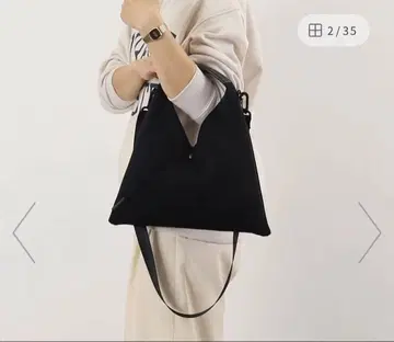 다이버풍 소재 2WAY 삼각 미니 백