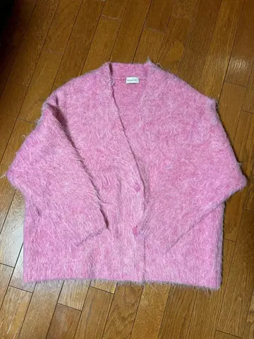 밴야드 스톰 핑크 더블 버튼 가디건