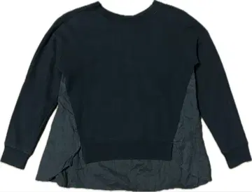 BEARDSLEY 비어즐리 셔츠 콤비 맨투맨 블랙 블랙 컬러 린넨 면