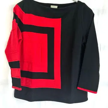 컨디션 최상 Sybilla 시빌라 긴팔 니트 M 사이즈 레트&블랙