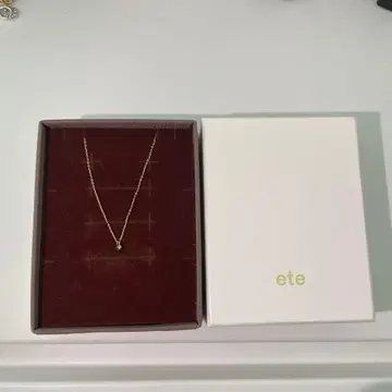 ete 목걸이 박스 있음