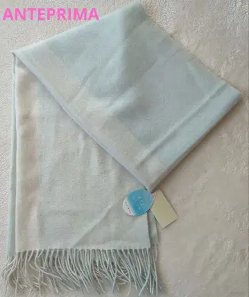 [택 포함 새상품] ANTEPRIMA 라메 믹스 머플러 워셔블 캐시미어