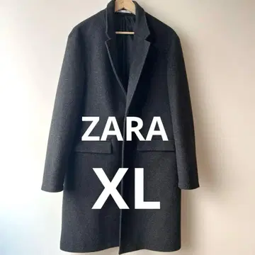 ZARA XL 다크 그레이 체스터 코트 빅 사이즈