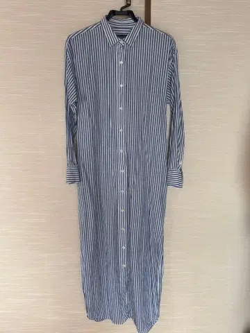 [ 새상품급 ] plage 긴팔 셔츠 원피스 38