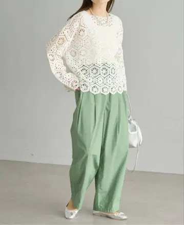 고밀도 코튼 코쿤 팬츠 퓨어세신